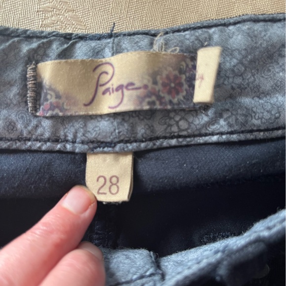 Paige Denim, never been worn, navy flare cords - Picture 6 of 6